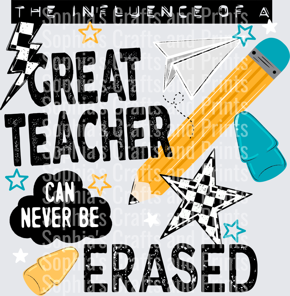 Influence of a Great Teacher Boy DTF Transfer