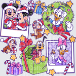Mouse Christmas DTF Transfer