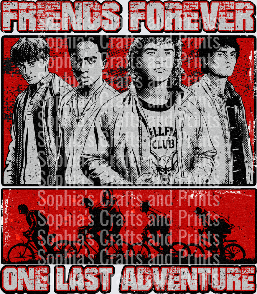 Friends forever ST DTF Transfer