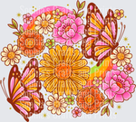 Summer Butterflies DTF Transfer