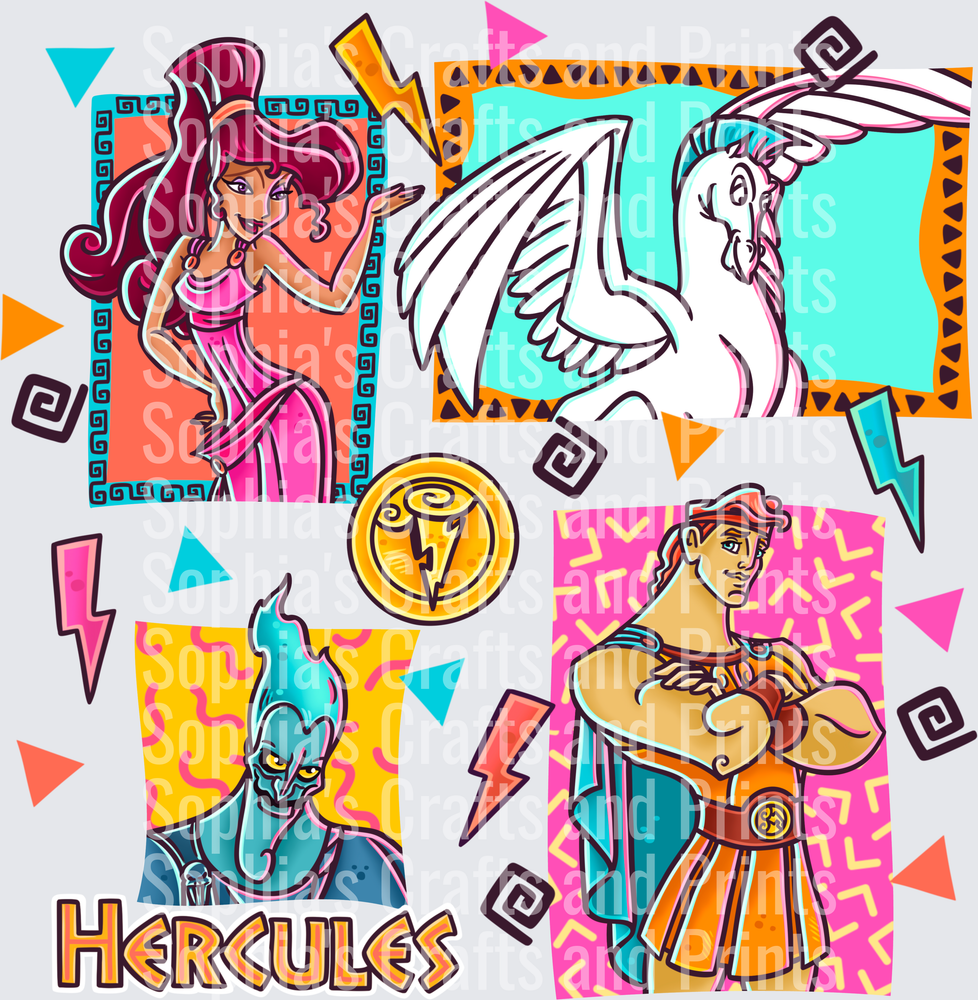 Retro Hercules DTF Transfer