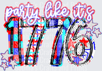 Party Like Its 1776 DTF Transfer