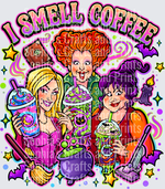 I Smell Coffee DTF Transfer