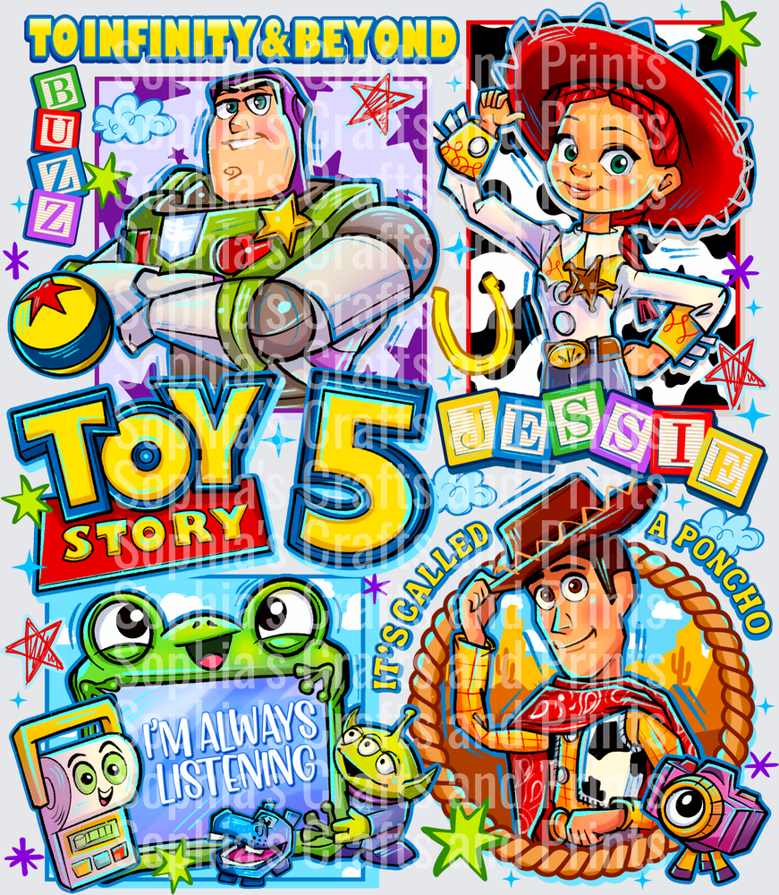 ToyStory5 DTF Transfer