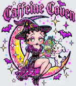 Caffeine Coven Betty DTF Transfer