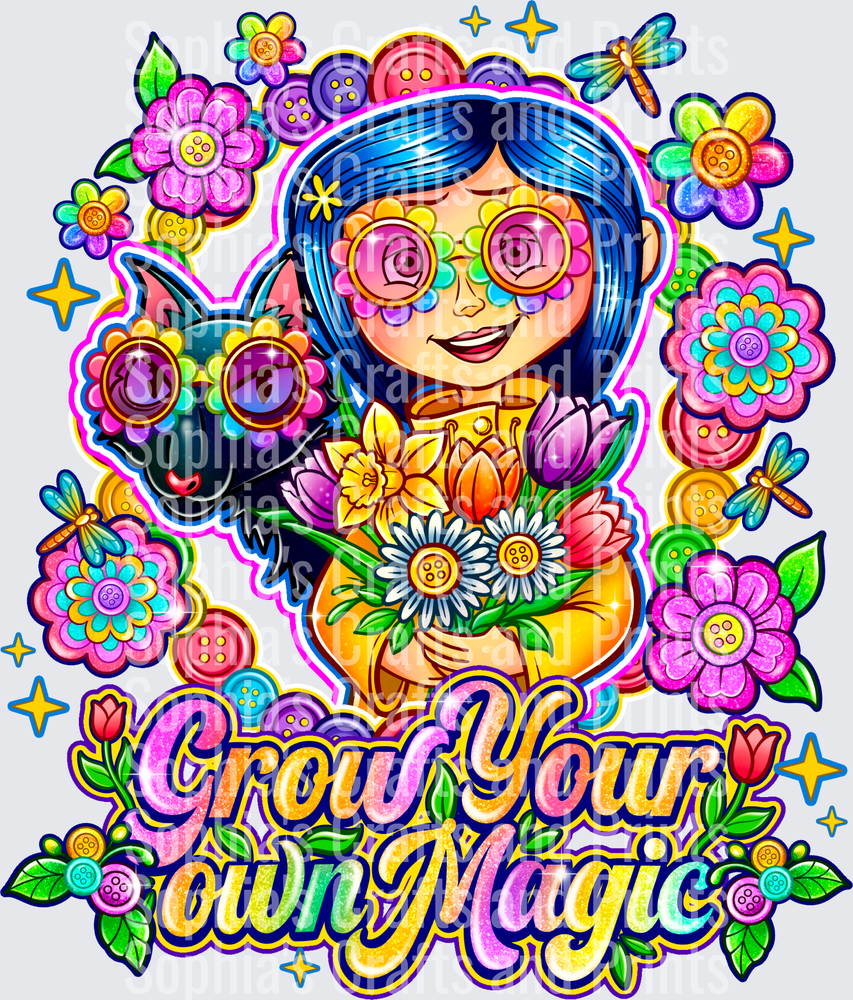 Coraline DTF Transfer