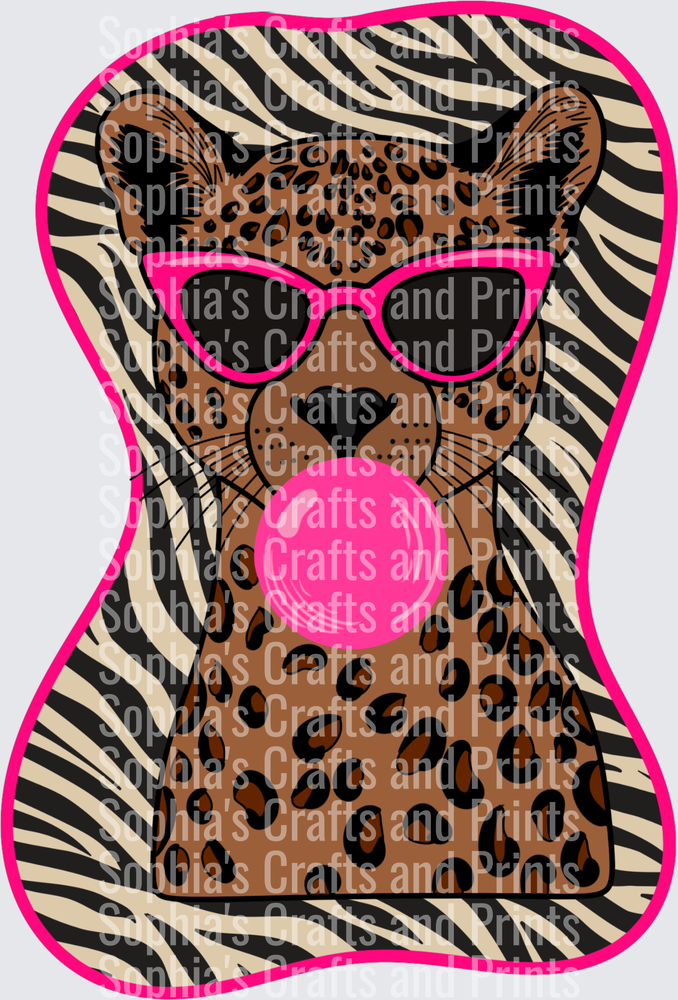 Cool Cheetah Print DTF Transfer