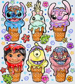 Stitch Ice Cream DTF Transfer