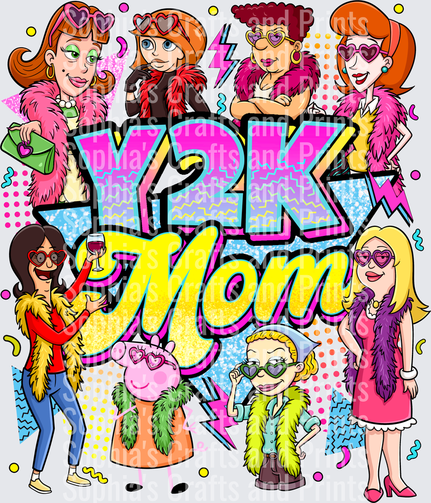 Y2K Mom DTF Transfer