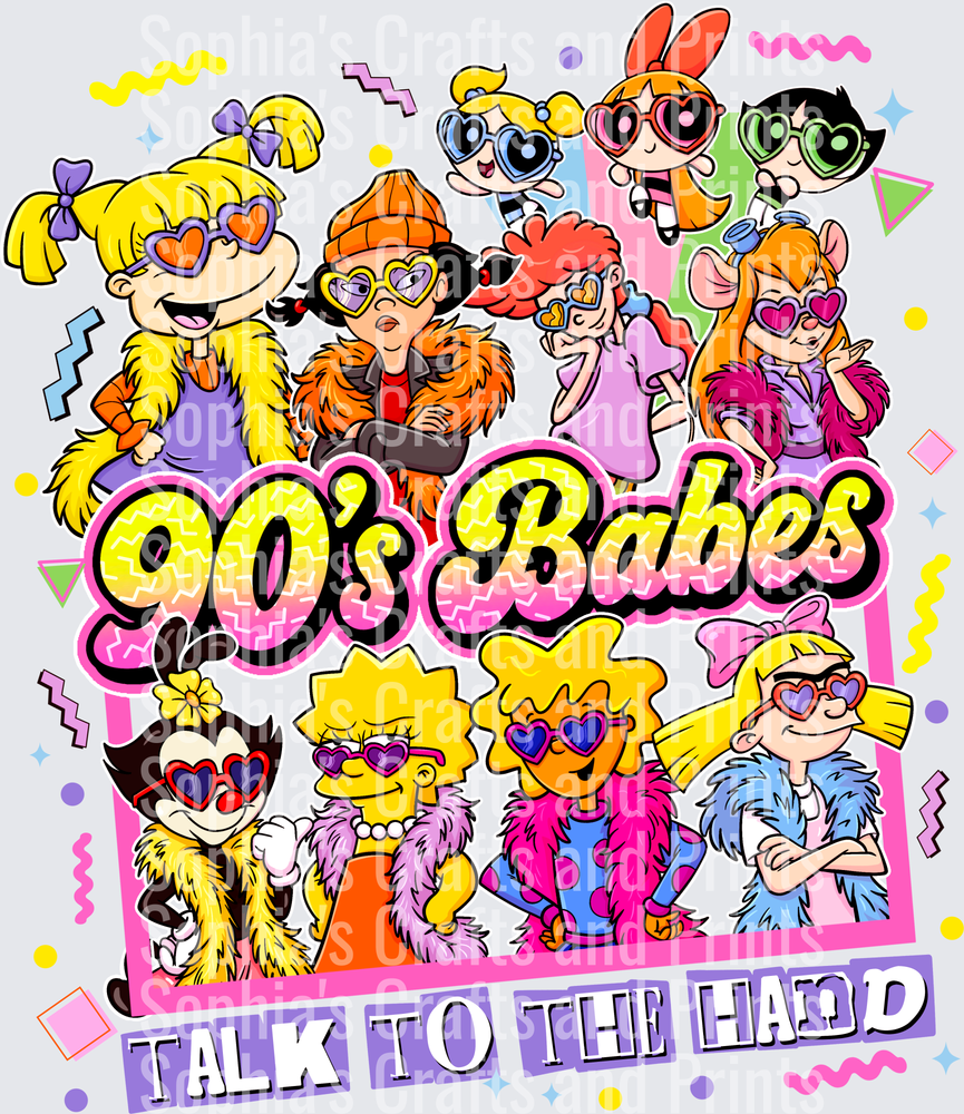 90’s Babes DTF Transfer