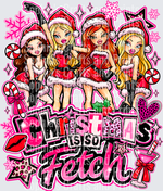 Fetch Christmas DTF Transfers