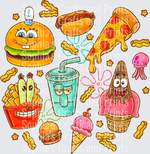 SpongeBob Foodie DTF Transfer