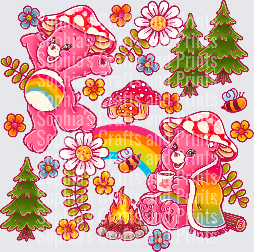 Cozy Carebear DTF Transfer