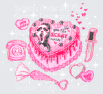 Scream Cake DTF Transfer