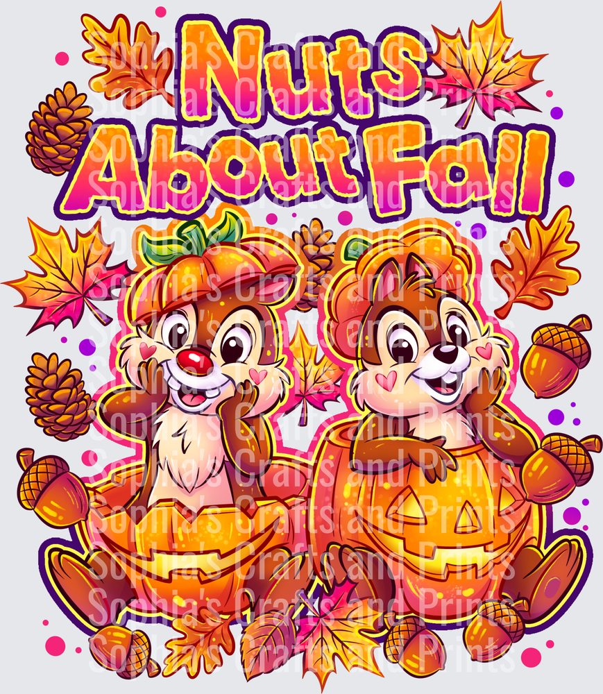 Nuts About Fall DTF Transfer