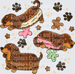 Ice Cream Sandwich Dogs DTF Transfer