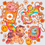 Nostalgic Ponies DTF Transfer