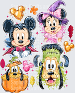 Mouse Halloween DTF Transfer