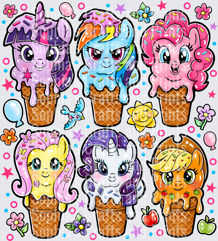 My Little Pony DTF Transfer