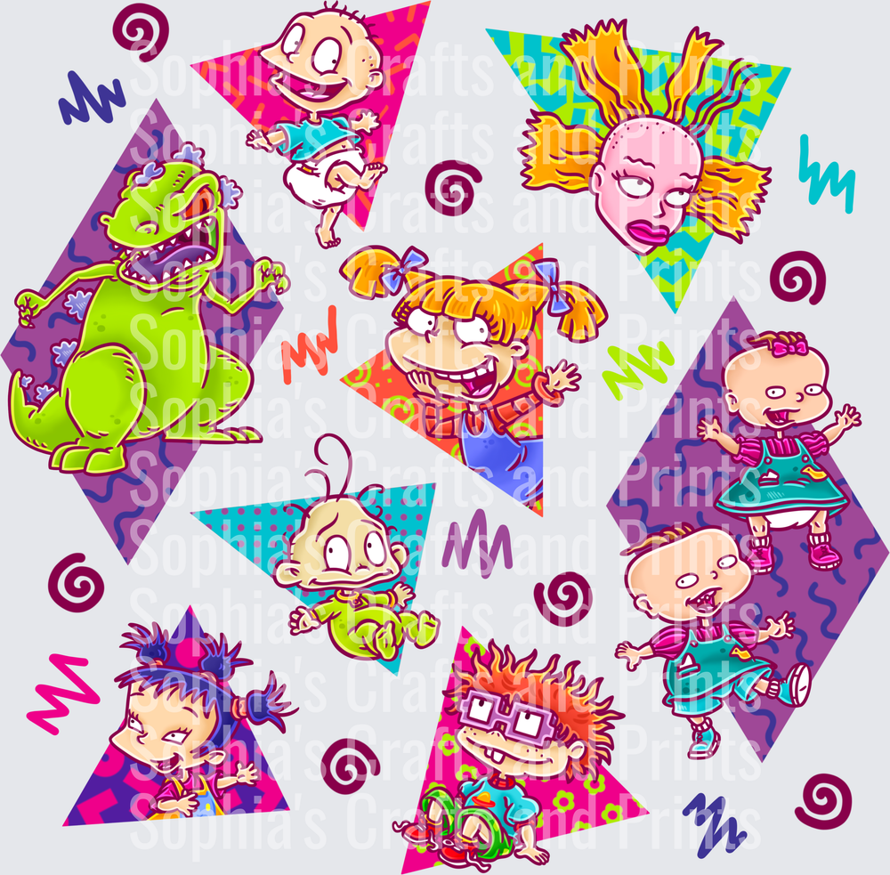 Retro Rugrats DTF Transfer