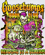 Goosebumps Book Club DTF Transfer