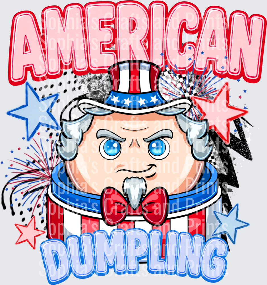 American Dumpling DTF Transfer
