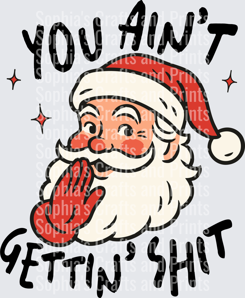 You Ain't Gettin Shit DTF Transfer