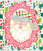 Santa frame NO BOW DTF Transfer