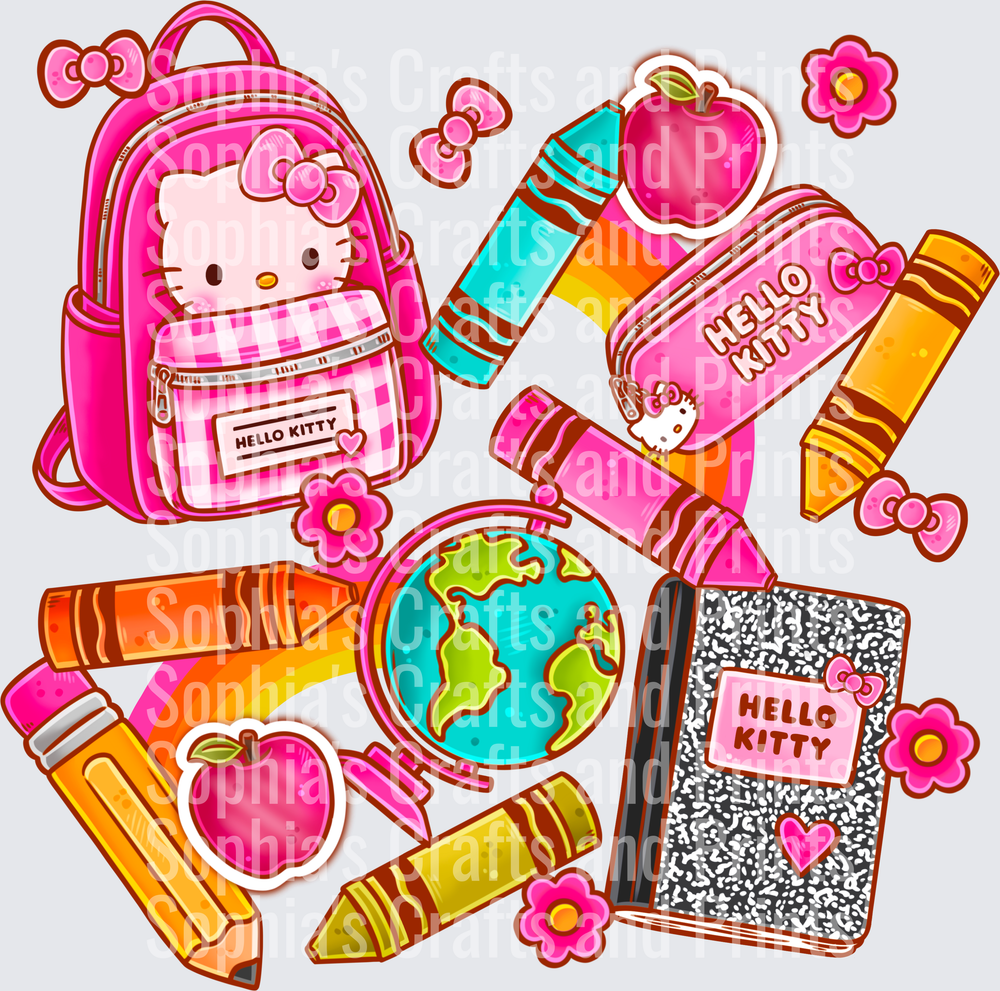 Hello_Kitty B2S DTF Transfer
