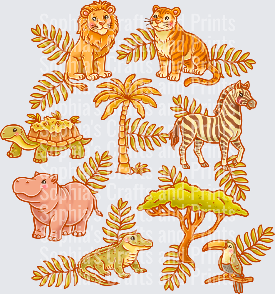 Safari Boy DTF Transfer