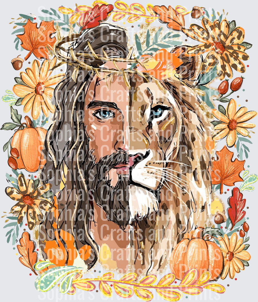 Lion of Judah Fall DTF Transfer