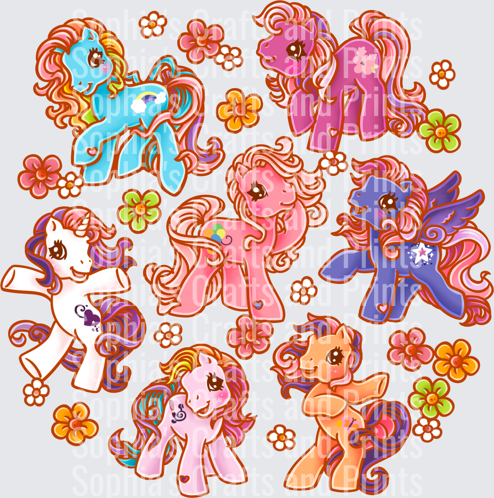 My Little Pony DTF Transfer