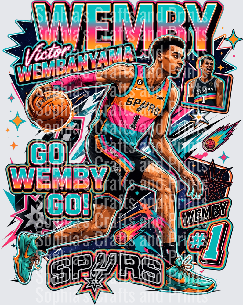 Wemby DTF Transfer