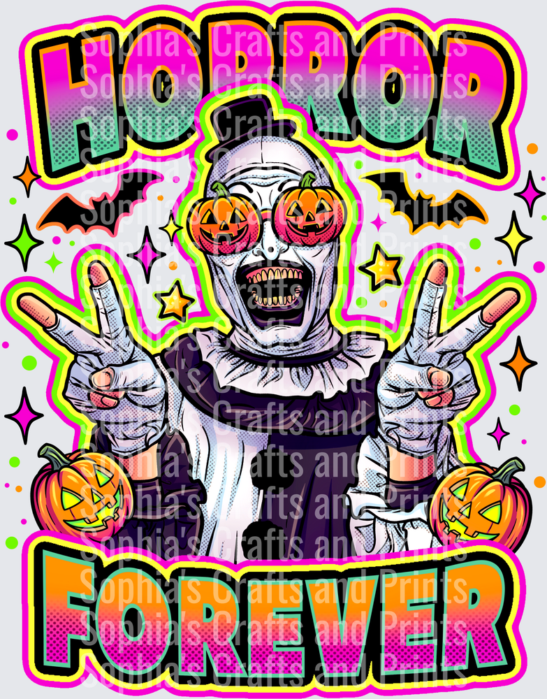 Horror Forever DTF Transfer