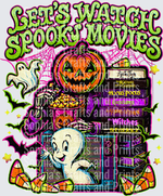 Spooky Movies DTF Transfer
