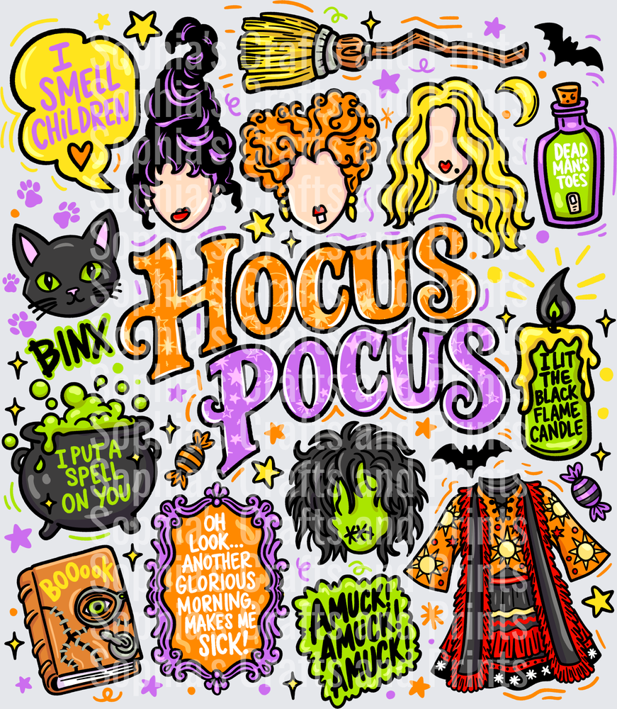 Hocus Pocus DTF Transfer