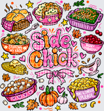 Side Chick DTF Transfer