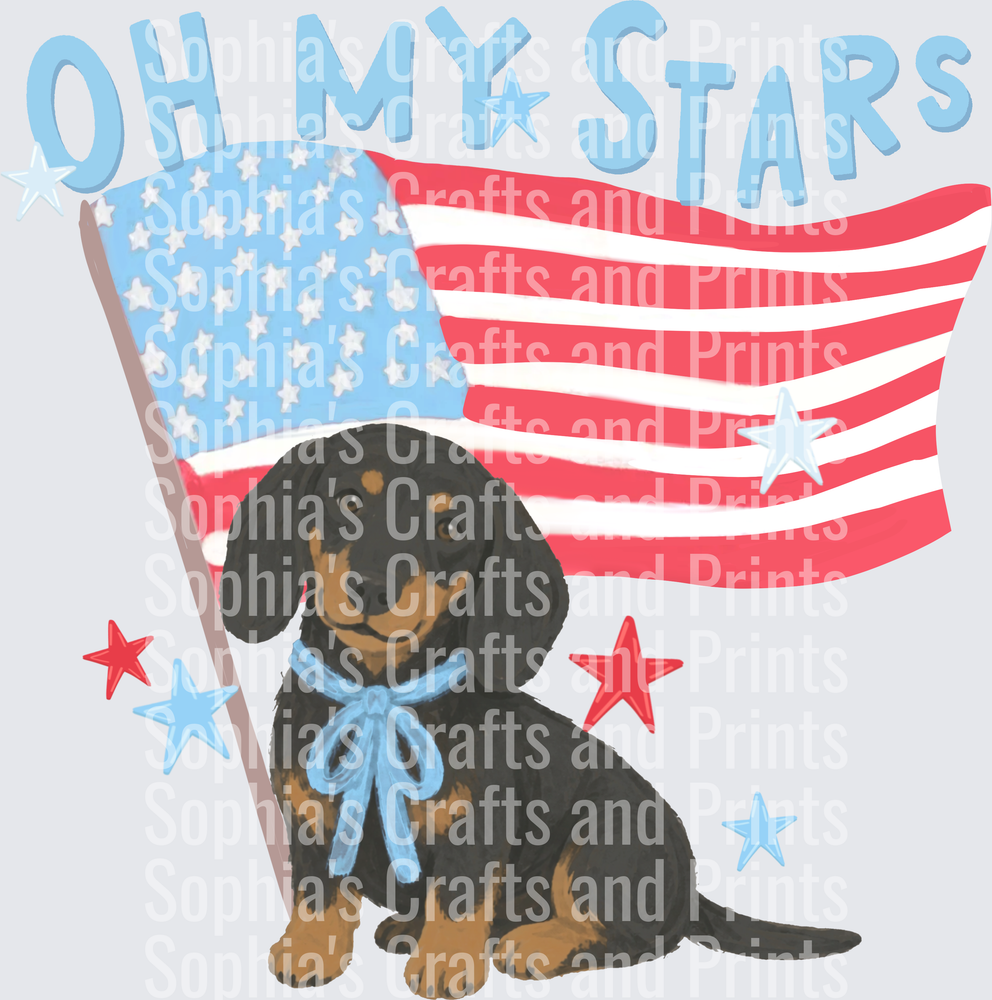 Oh my stars DTF Transfer