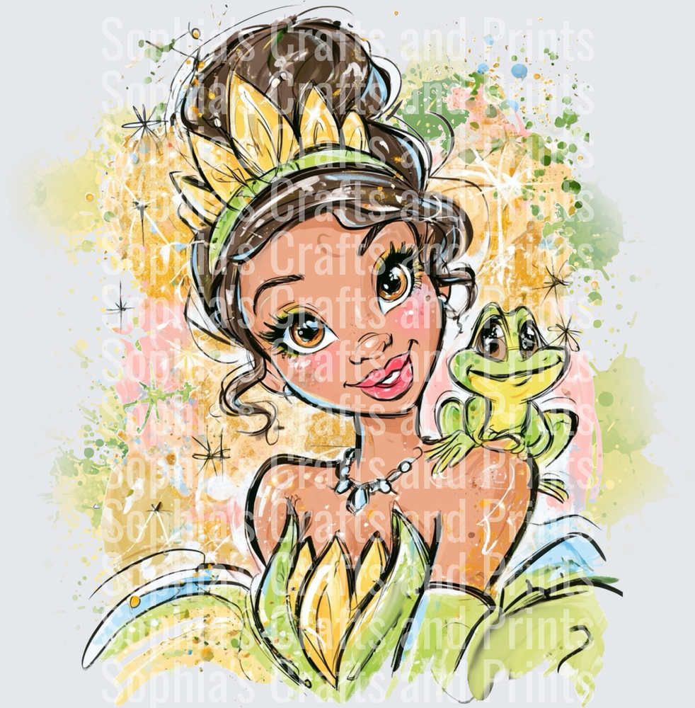 Tiana DTF Transfer