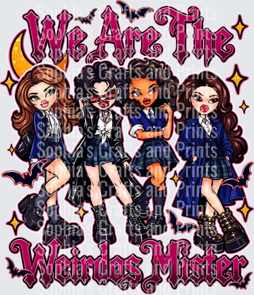 Weirdos Dolls DTF Transfer