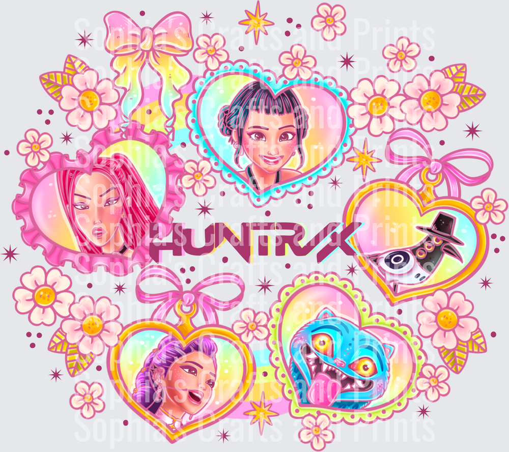 Pastel Huntrix DTF Transfer
