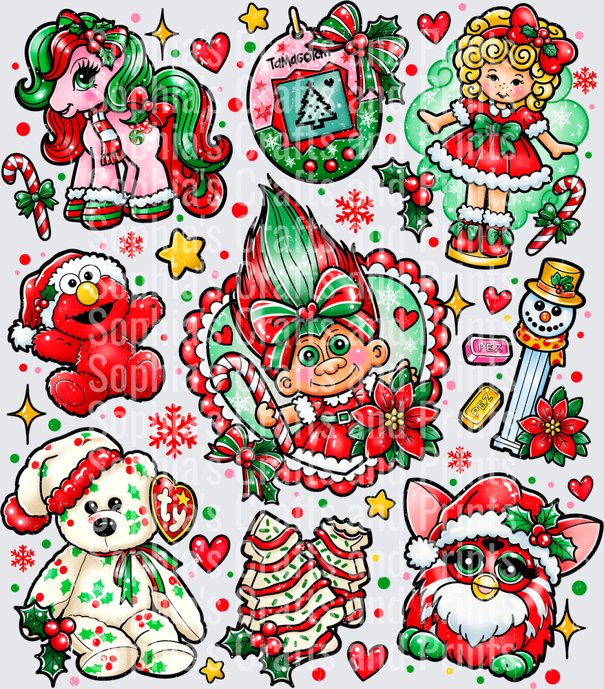 90’s Christmas DTF Transfer