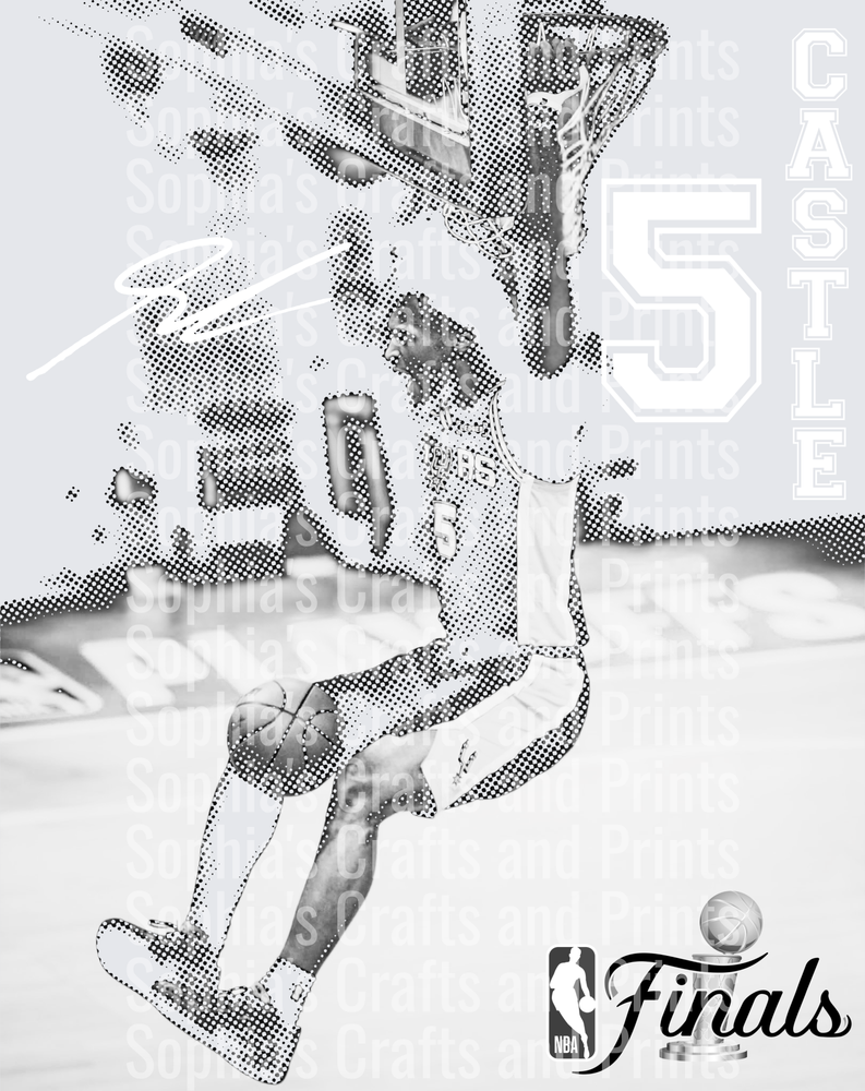 Castle Dunk Halftone DTF Transfer