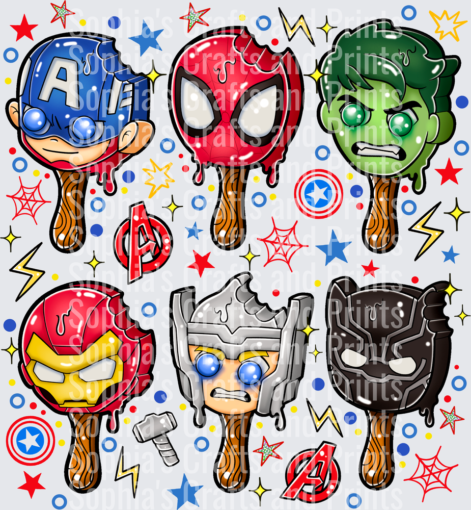 Marvel DTF Transfer