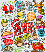 Santa Clause DTF Transfer